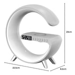 VOCTUS 5 in 1 Bedside Table Lamp with 15W Quick Wireless Charger (White) VT-WC -101-NH - Home & Garden > Lighting