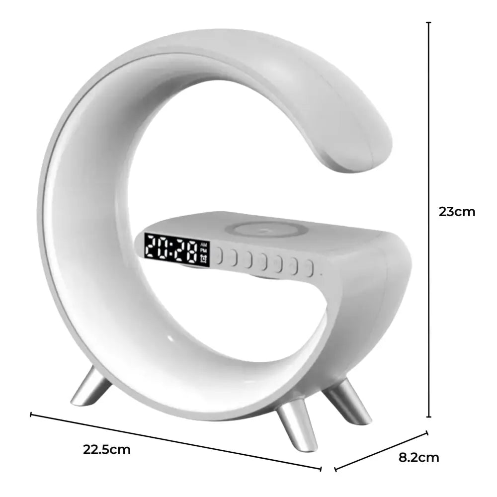 VOCTUS 5 in 1 Bedside Table Lamp with 15W Quick Wireless Charger (White) VT-WC -101-NH - Home & Garden > Lighting