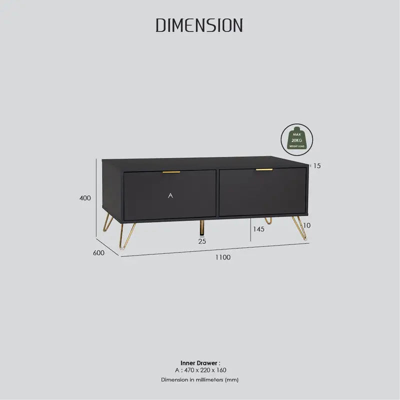 Volos Coffee Table - Furniture > Living Room > Coffee Tables