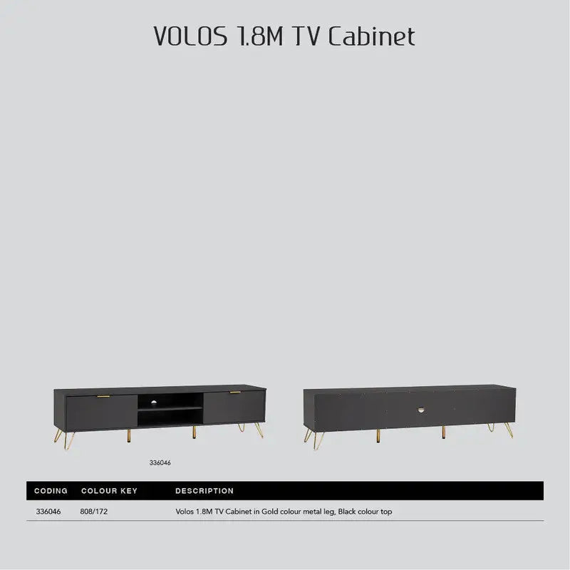Volos Entertainment TV Unit - Furniture > Living Room > TV Units