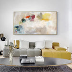 Wall Art 40cmx80cm Abstract Crystal Gold Frame Canvas - Home & Garden > Wall Art