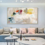 Wall Art 40cmx80cm Abstract Crystal Gold Frame Canvas - Home & Garden > Wall Art
