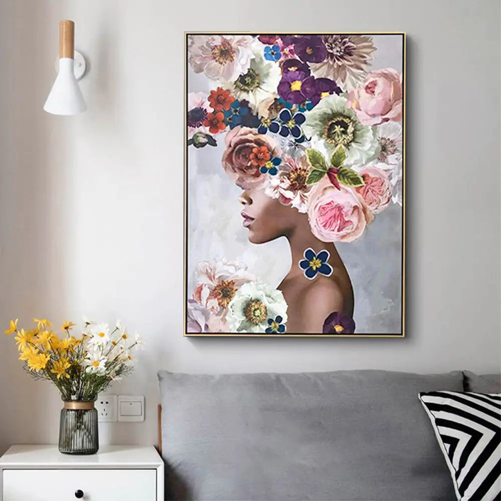 Wall Art 60cmx90cm Foolish in Love II Gold Frame Canvas - Home & Garden > Wall Art