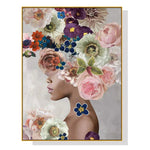 Wall Art 60cmx90cm Foolish in Love II Gold Frame Canvas - Home & Garden > Wall Art