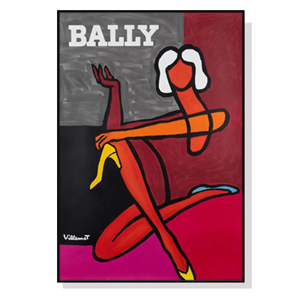 Wall Art 70cmx100cm Fashion Woman Black Frame Canvas - Home & Garden > Wall Art