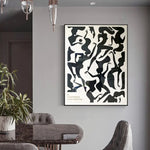 Wall Art 80cmx120cm Jazz Festival Black Frame Canvas - Home & Garden > Wall Art
