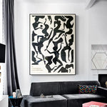 Wall Art 80cmx120cm Jazz Festival Black Frame Canvas - Home & Garden > Wall Art