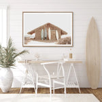Wall Art 80cmx120cm Surf Cabin Wood Frame Canvas - Home & Garden > Wall Art