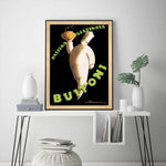 Wall Art 90cmx135cm Buitoni Black Frame Canvas - Home & Garden > Wall Art