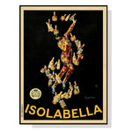 Wall Art 90cmx135cm Isolabella Black Frame Canvas - Home & Garden > Wall Art