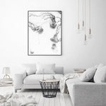 Wall Art 90cmx135cm Jellyfish Black Frame Canvas - Home & Garden > Wall Art