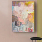Wall Art 90cmx135cm Lann II Gold Frame Canvas - Home & Garden > Wall Art