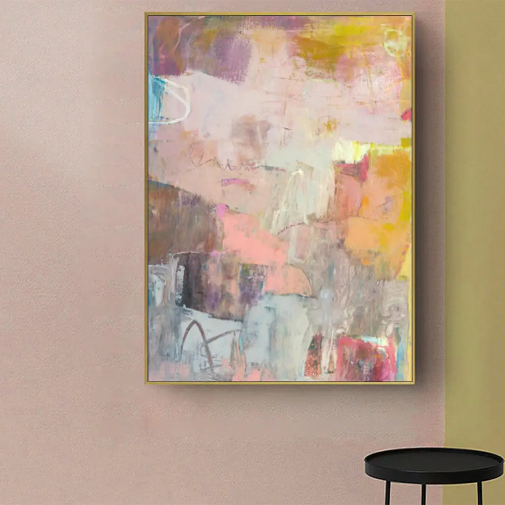Wall Art 90cmx135cm Lann II Gold Frame Canvas - Home & Garden > Wall Art