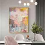 Wall Art 90cmx135cm Lann II Gold Frame Canvas - Home & Garden > Wall Art