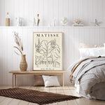 Wall Art 90cmx135cm Line Art By Henri Matisse Wood Frame Canvas - Home & Garden > Wall Art