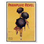 Wall Art 90cmx135cm Parapluie Revel Black Frame Canvas - Home & Garden > Wall Art