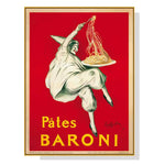 Wall Art 90cmx135cm Pates Baroni Pasta Gold Frame Canvas - Home & Garden > Wall Art