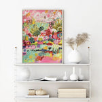 Wall Art 90cmx135cm Summer Smile A Wood Frame Canvas - Home & Garden > Wall Art