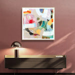 Wall Art 90cmx90cm Changed My Mind IV by Aleah Koury Gold Frame Canvas - Home & Garden > Wall Art
