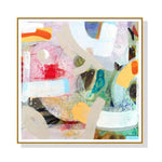 Wall Art 90cmx90cm Changed My Mind IV by Aleah Koury Gold Frame Canvas - Home & Garden > Wall Art