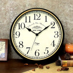 Wall Clock Large 41cm Silent Home Wall Decor Retro Clock for Living Room Kitchen Home Office - Home & Garden > Decor