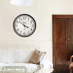 Wall Clock Large 41cm Silent Home Wall Decor Retro Clock for Living Room Kitchen Home Office - Home & Garden > Decor