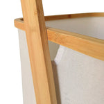 Wall Leaning Ladder Shelf with Laundry Basket Clothes Hamper Bath Towel Rack - Furniture > Office