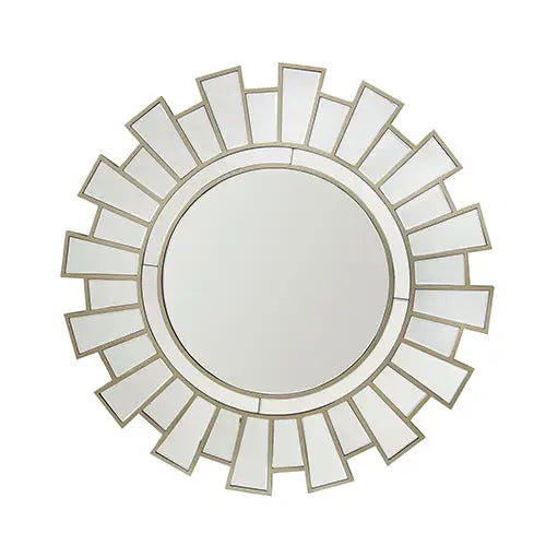 Wall Mirror MDF Silver Clear Image Lightweight MRR-02 - Home & Garden > Decor > Mirrors