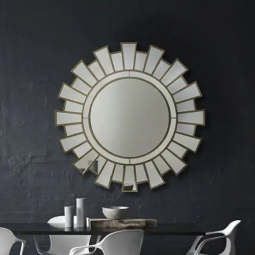 Wall Mirror MDF Silver Clear Image Lightweight MRR-02 - Home & Garden > Decor > Mirrors