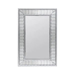 Wall Mirror MDF Silver Mirror Clear Image Rectangular Shape MRR-07 - Furniture > Bedroom