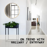 Wall Mirror Round Aluminum Frame Bathroom 50cm GOLD - Home & Garden > Decor > Mirrors