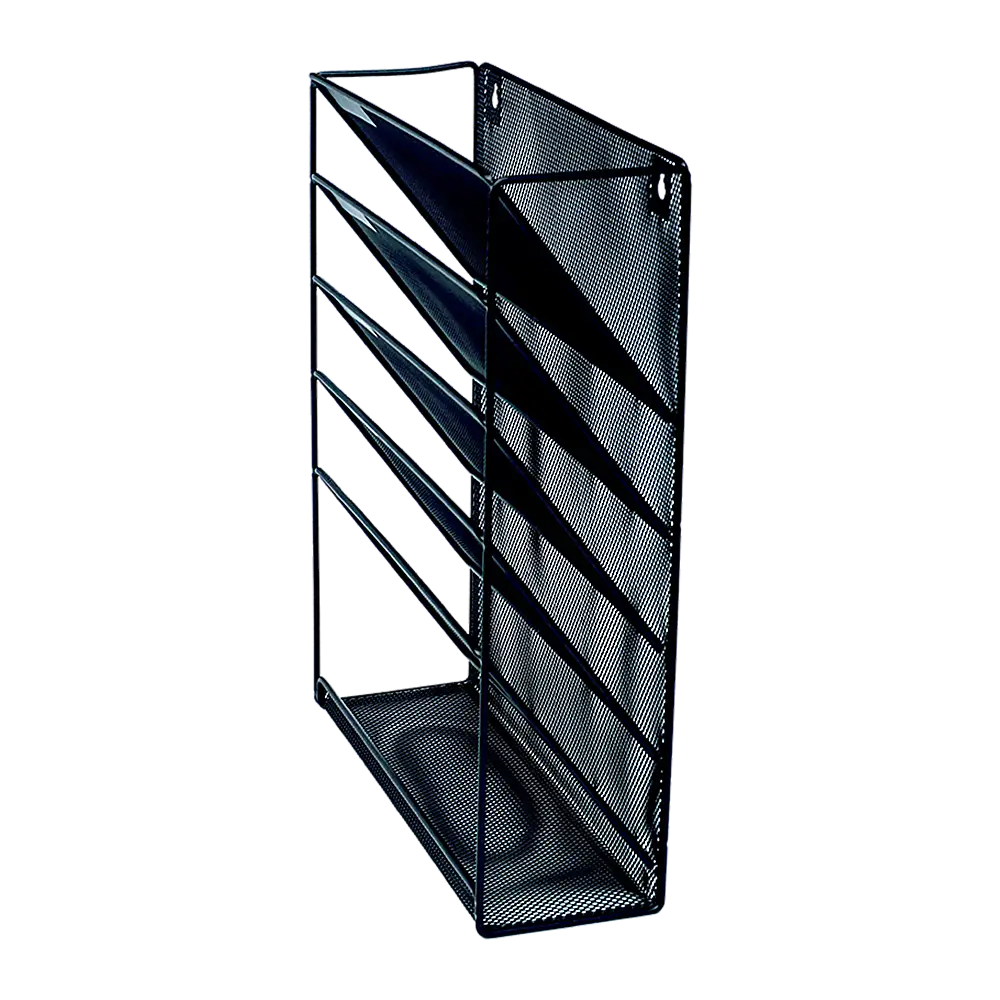 Wall Mount 6 Pocket Hanging File Sorter Organizer Folder Holder Rack Storage - Furniture > Office
