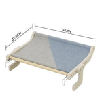 Wall-Mounted Cat Hammock Bed-Wooden Frame Comfortable and Space-Saving Design for Pets - Pet Care > Cat Supplies > Cat