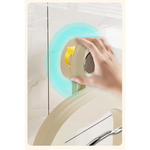 Wall-Mounted Pot Lid Organizer Rack - Kitchen Storage Holder with Adhesive Mount (31.5 x 20.8 x 3.5 cm) - Home & Garden