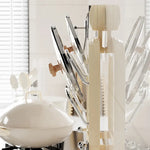 Wall-Mounted Pot Lid Organizer Rack - Kitchen Storage Holder with Adhesive Mount (31.5 x 20.8 x 3.5 cm) - Home & Garden
