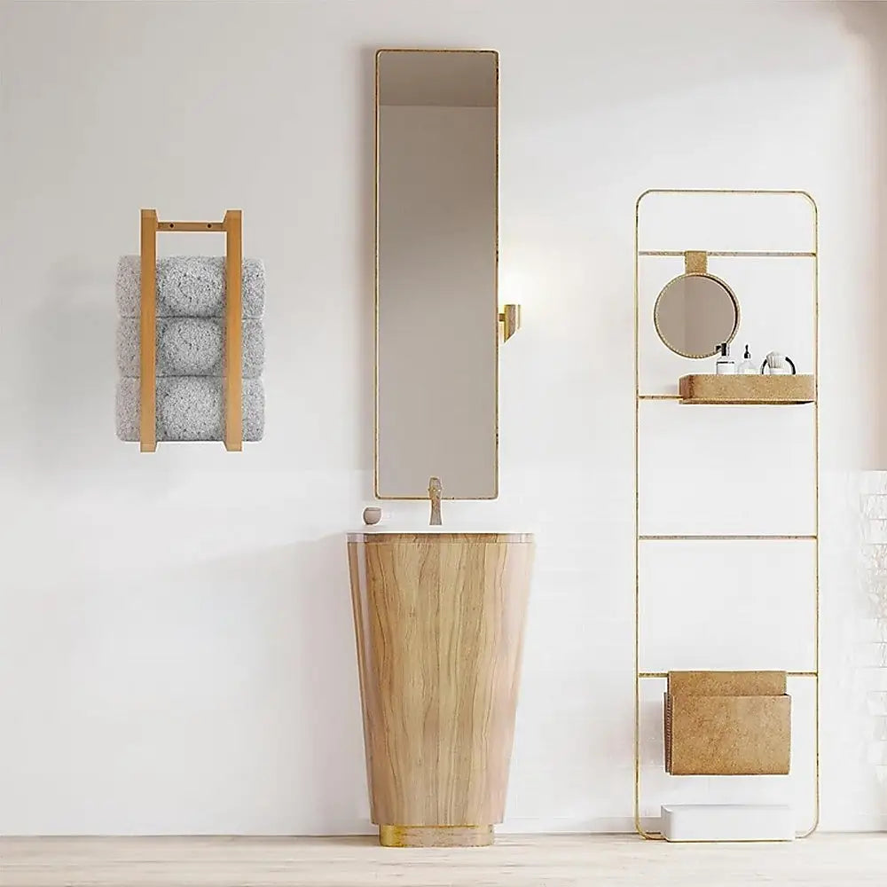 Wall Towel Rack for Rolled Towels Bathroom Storage - Home & Garden > Bathroom Accessories > Towel Racks & Holders