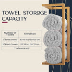Wall Towel Rack for Rolled Towels Bathroom Storage - Home & Garden > Bathroom Accessories > Towel Racks & Holders