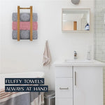 Wall Towel Rack for Rolled Towels Bathroom Storage - Home & Garden > Bathroom Accessories > Towel Racks & Holders
