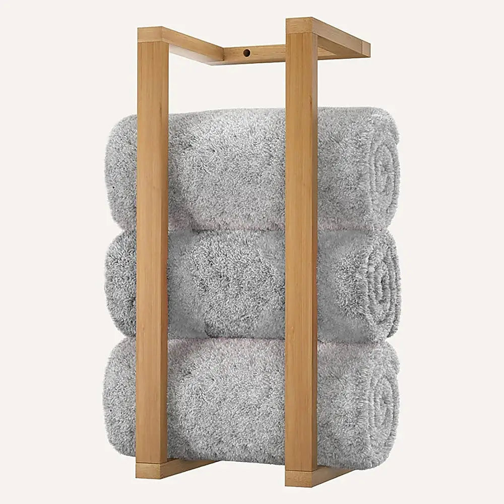 Wall Towel Rack for Rolled Towels Bathroom Storage - Home & Garden > Bathroom Accessories > Towel Racks & Holders