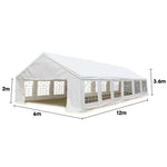 Wallaroo 12m x 6m outdoor event marquee carport tent - Home & Garden > Shading