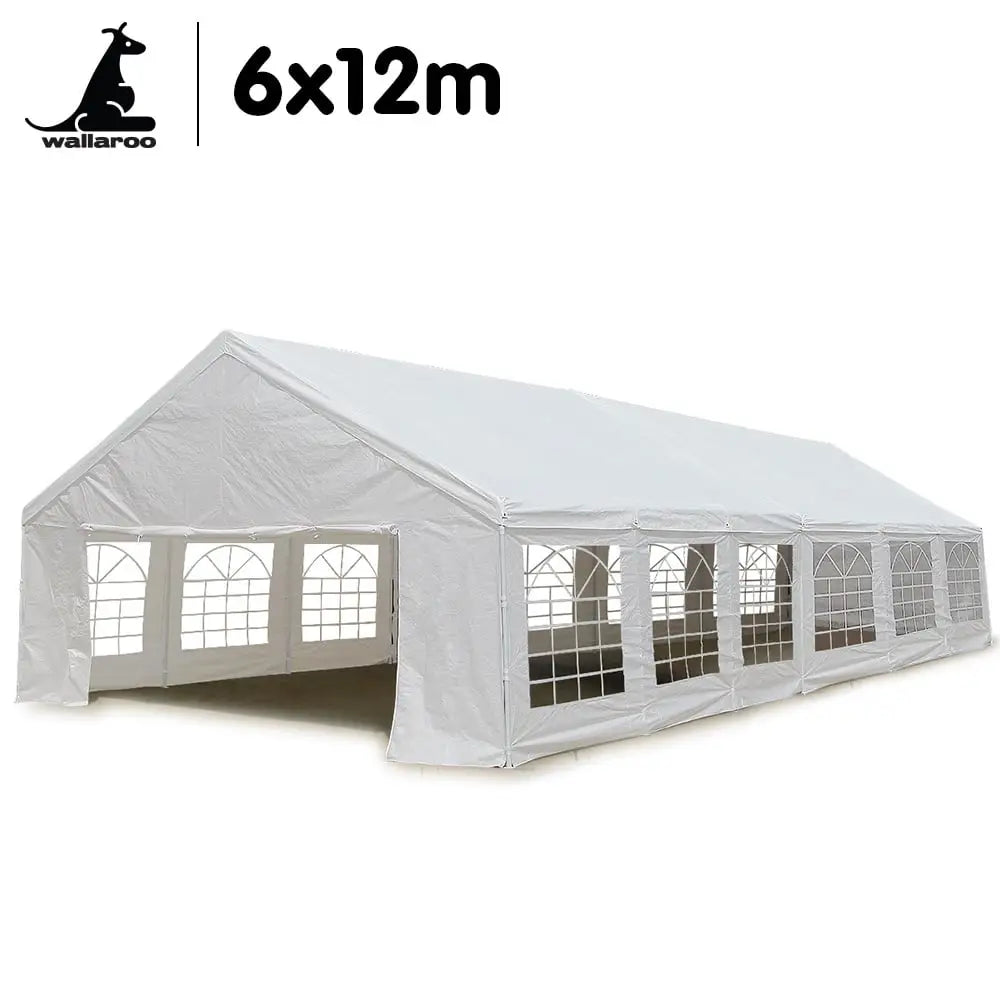 Wallaroo 12m x 6m outdoor event marquee carport tent - Home & Garden > Shading