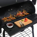Wallaroo 2-in-1 Outdoor Barbecue Grill & Offset Smoker - Home & Garden > BBQ
