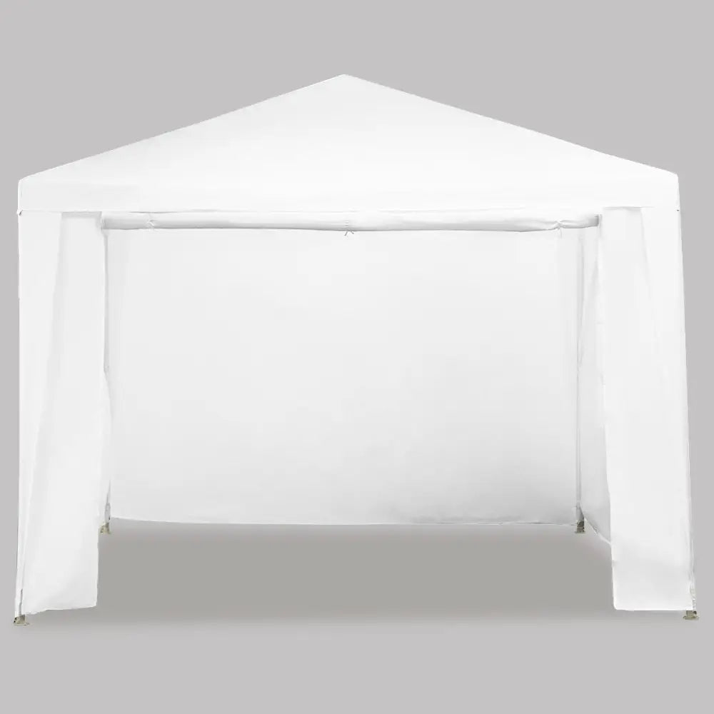 Wallaroo 3x3m Outdoor Party Wedding Event Gazebo Tent - White - Home & Garden > Shading