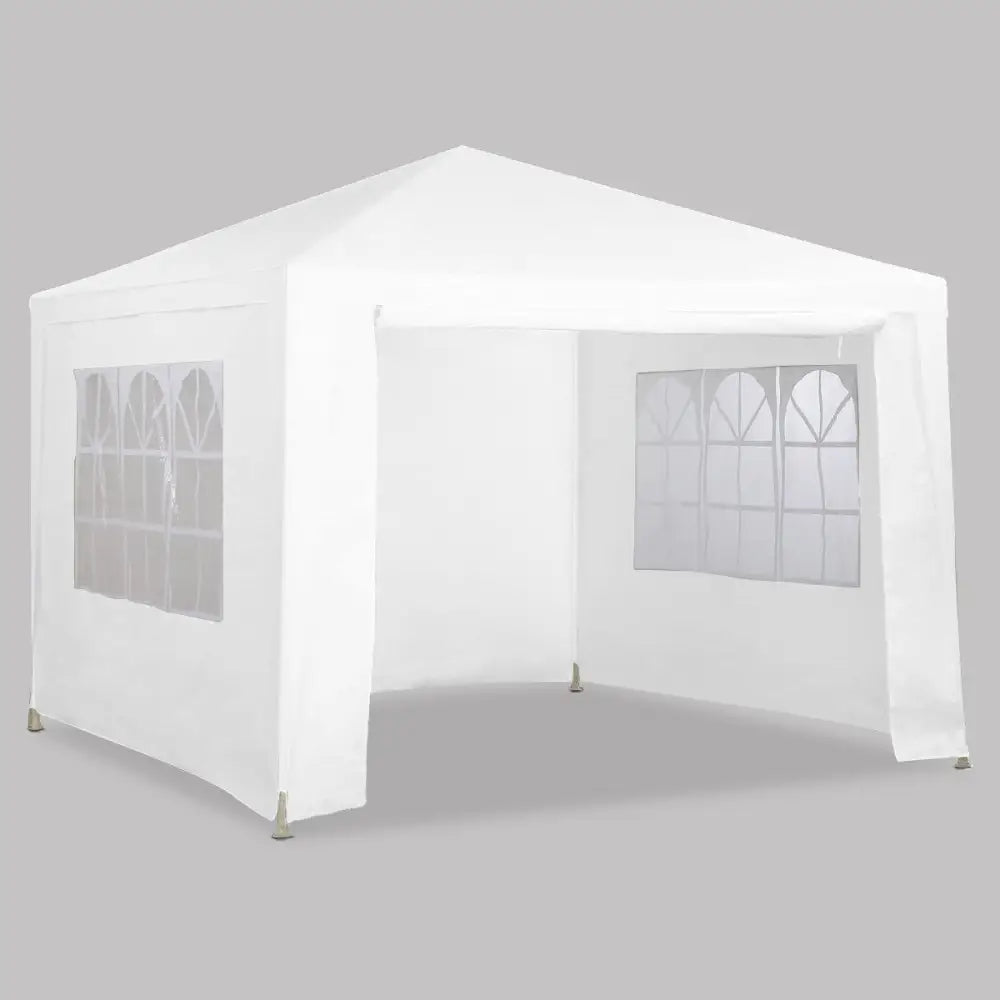 Wallaroo 3x3m Outdoor Party Wedding Event Gazebo Tent - White - Home & Garden > Shading