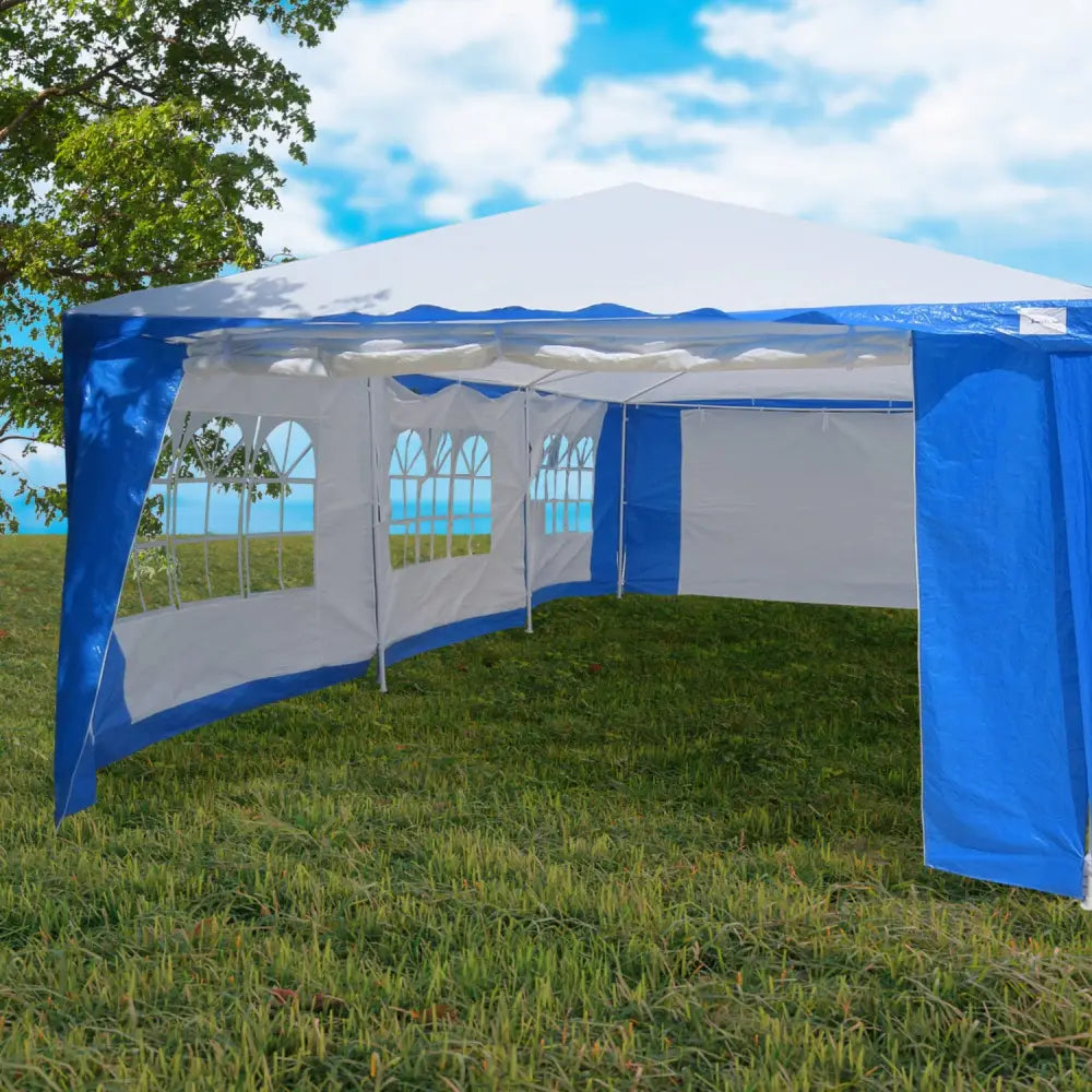 Wallaroo 4x8 Outdoor Event Wedding Marquee Tent Blue - Home & Garden > Shading