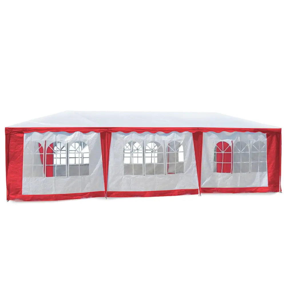 Wallaroo 4x8 Outdoor Event Wedding Marquee Tent Red - Home & Garden > Shading