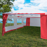 Wallaroo 4x8 Outdoor Event Wedding Marquee Tent Red - Home & Garden > Shading