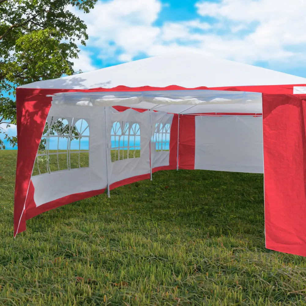 Wallaroo 4x8 Outdoor Event Wedding Marquee Tent Red - Home & Garden > Shading
