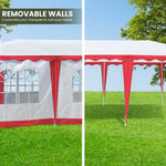 Wallaroo 4x8 Outdoor Event Wedding Marquee Tent Red - Home & Garden > Shading