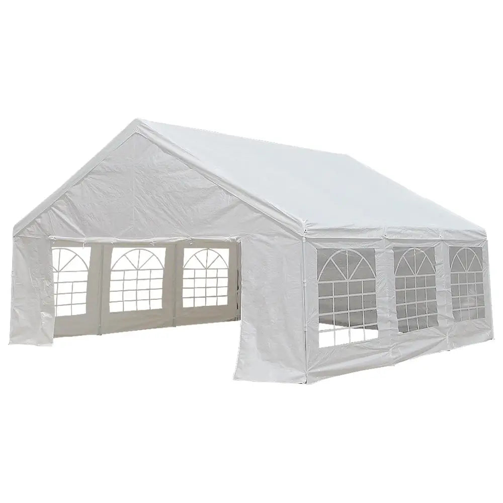 Wallaroo 6x6m Outdoor Event Marquee Gazebo Party Wedding Tent - White - Home & Garden > Shading